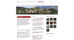 Desktop Screenshot of ks-ustje.ajdovscina.si